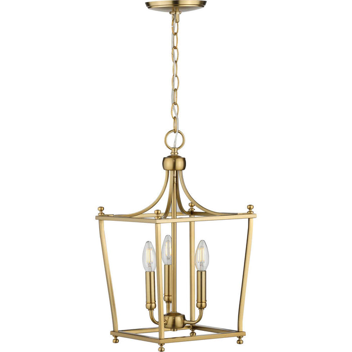 Myhouse Lighting Progress Lighting - P500213-109 - Three Light Foyer Pendant - Parkhurst - Brushed Bronze