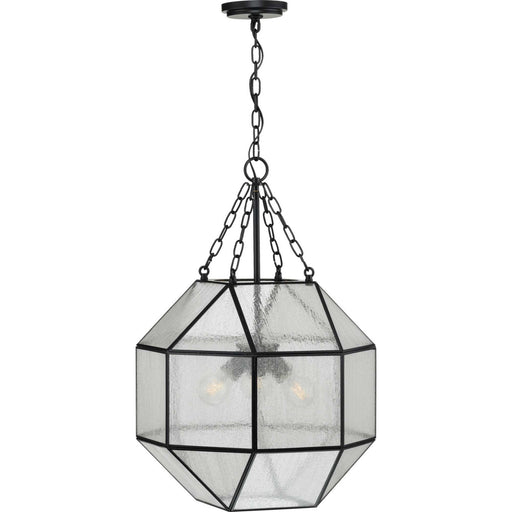 Myhouse Lighting Progress Lighting - P500222-031 - Three Light Pendant - Mauldin - Matte Black