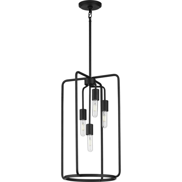 Myhouse Lighting Progress Lighting - P500224-031 - Four Light Pendant - Bonn - Black