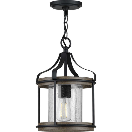 Myhouse Lighting Progress Lighting - P500234-031 - One Light Outdoor Pendant - Brenham - Black