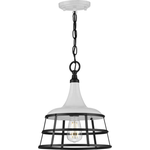 Myhouse Lighting Progress Lighting - P500236-030 - One Light Pendant - Bastille - White