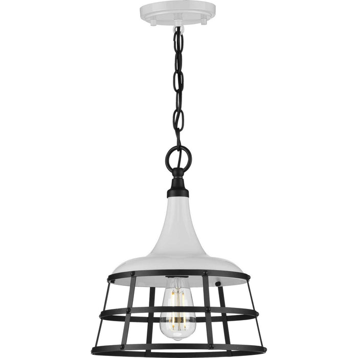 Myhouse Lighting Progress Lighting - P500236-030 - One Light Pendant - Bastille - White