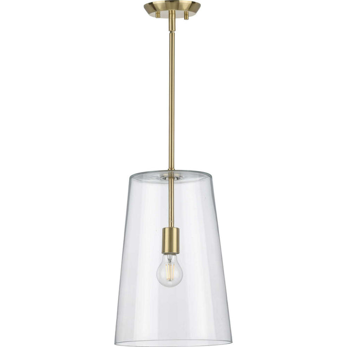 Myhouse Lighting Progress Lighting - P500242-012 - One Light Pendant - Clarion - Satin Brass