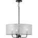 Myhouse Lighting Progress Lighting - P500243-031 - Three Light Pendant - Riley - Black