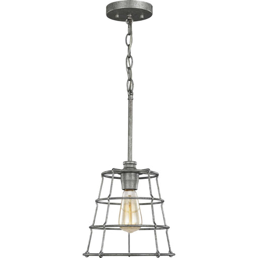 Myhouse Lighting Progress Lighting - P500281-141 - One Light Mini Pendant - Chambers - Galvanized