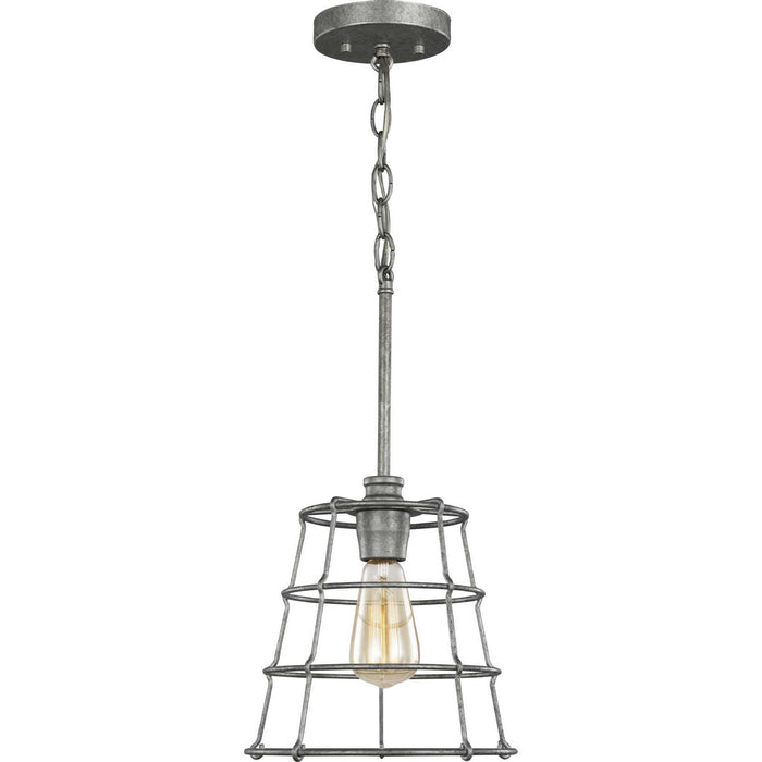 Myhouse Lighting Progress Lighting - P500281-141 - One Light Mini Pendant - Chambers - Galvanized