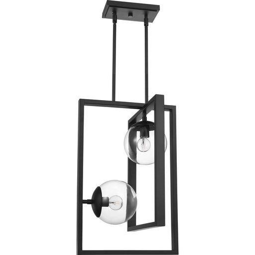 Myhouse Lighting Progress Lighting - P500284-031 - Two Light Pendant - Atwell - Black