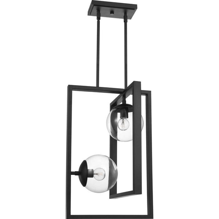 Myhouse Lighting Progress Lighting - P500284-031 - Two Light Pendant - Atwell - Black