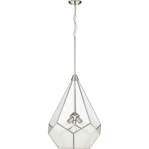 Myhouse Lighting Progress Lighting - P5322-09 - Three Light Pendant - Cinq - Brushed Nickel