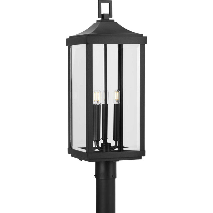 Myhouse Lighting Progress Lighting - P540004-031 - Three Light Post Lantern - Gibbes Street - Black