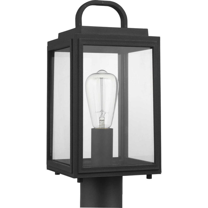 Myhouse Lighting Progress Lighting - P540064-031 - One Light Post Lantern - Grandbury - Black