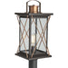 Myhouse Lighting Progress Lighting - P540068-020 - One Light Post Lantern - Barlowe - Antique Bronze