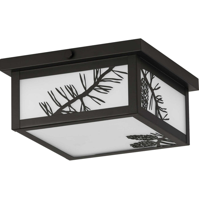 Myhouse Lighting Progress Lighting - P550059-020 - Two Light Outdoor Flush Mount - Torrey - Antique Bronze