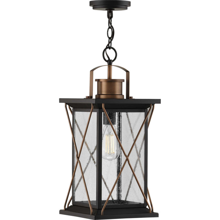 Myhouse Lighting Progress Lighting - P550068-020 - One Light Hanging Lantern - Barlowe - Antique Bronze