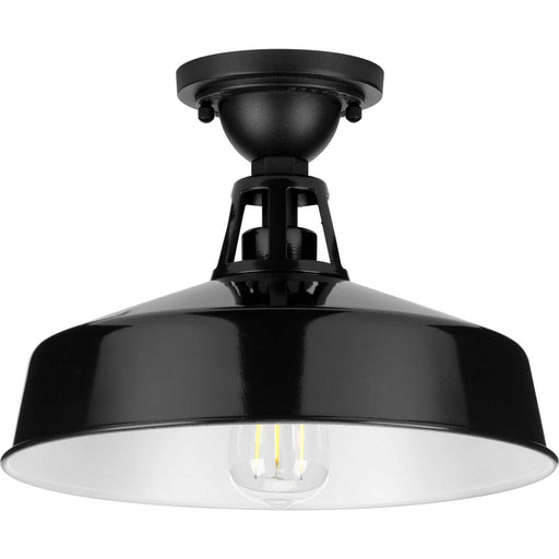 Myhouse Lighting Progress Lighting - P550070-031 - One Light Semi Flush Mount - Cedar Springs - Black