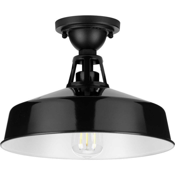 Myhouse Lighting Progress Lighting - P550070-031 - One Light Semi Flush Mount - Cedar Springs - Black