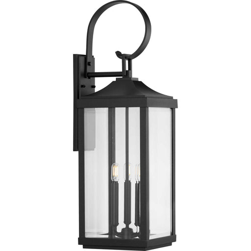 Myhouse Lighting Progress Lighting - P560023-031 - Three Light Wall Lantern - Gibbes Street - Black