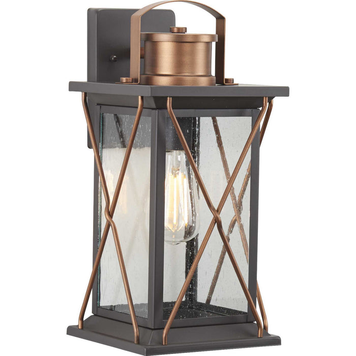 Myhouse Lighting Progress Lighting - P560157-020 - One Light Wall Lantern - Barlowe - Antique Bronze