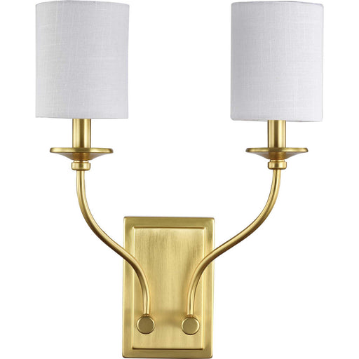 Myhouse Lighting Progress Lighting - P710019-012 - Two Light Wall Sconce - Bonita - Satin Brass