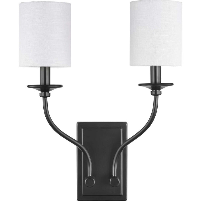 Myhouse Lighting Progress Lighting - P710019-031 - Two Light Wall Sconce - Bonita - Black