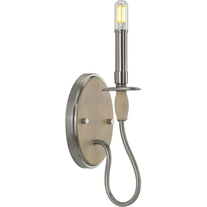 Myhouse Lighting Progress Lighting - P710074-009 - One Light Wall Bracket - Durrell - Brushed Nickel