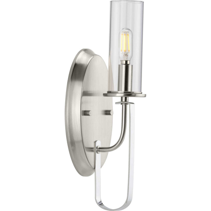 Myhouse Lighting Progress Lighting - P710082-009 - One Light Wall Bracket - Riley - Brushed Nickel