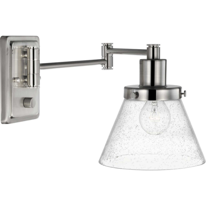 Myhouse Lighting Progress Lighting - P710084-009 - One Light Swing Arm Wall Lamp - Hinton - Brushed Nickel