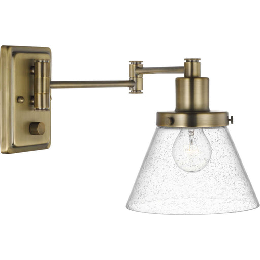 Myhouse Lighting Progress Lighting - P710084-163 - One Light Swing Arm Wall Lamp - Hinton - Vintage Brass
