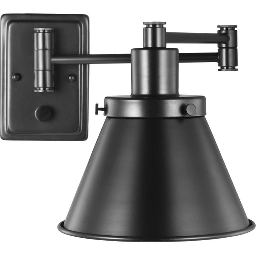 Myhouse Lighting Progress Lighting - P710085-031 - One Light Swing Arm Wall Lamp - Hinton - Black