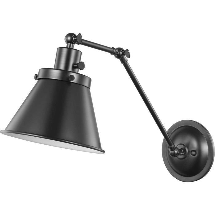 Myhouse Lighting Progress Lighting - P710095-031 - One Light Swing Arm Wall Lamp - Hinton - Black