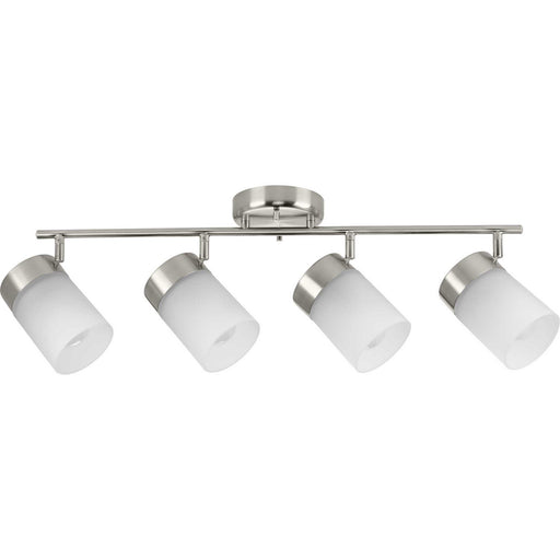 Myhouse Lighting Progress Lighting - P900012-009 - Four Light Head Track - Ridgecrest - Brushed Nickel