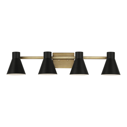 Myhouse Lighting Generation Lighting - 4441304-848 - Four Light Wall / Bath - Towner - Satin Brass