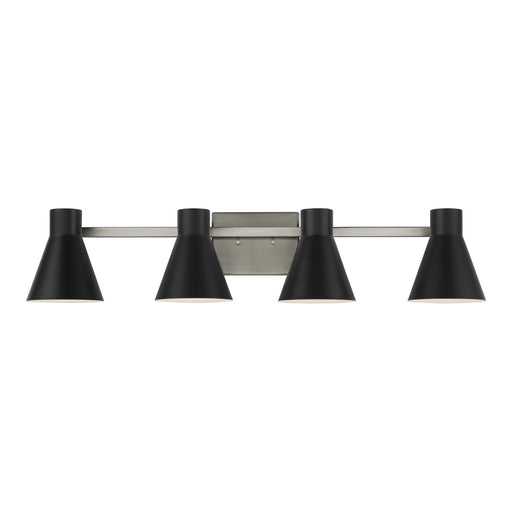 Myhouse Lighting Generation Lighting - 4441304-962 - Four Light Wall / Bath - Towner - Brushed Nickel