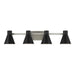 Myhouse Lighting Generation Lighting - 4441304-962 - Four Light Wall / Bath - Towner - Brushed Nickel