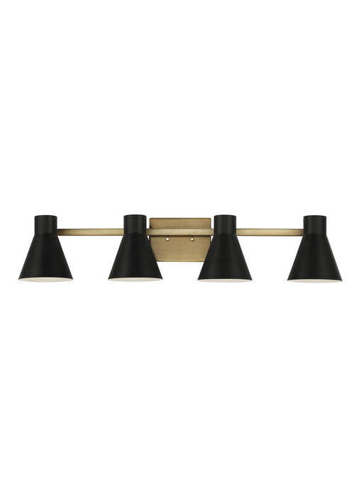 Myhouse Lighting Generation Lighting - 4441304EN3-848 - Four Light Wall / Bath - Towner - Satin Brass