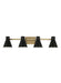 Myhouse Lighting Generation Lighting - 4441304EN3-848 - Four Light Wall / Bath - Towner - Satin Brass