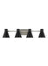 Myhouse Lighting Generation Lighting - 4441304EN3-962 - Four Light Wall / Bath - Towner - Brushed Nickel