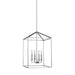 Myhouse Lighting Generation Lighting - 5115004-05 - Four Light Hall / Foyer Pendant - Perryton - Chrome