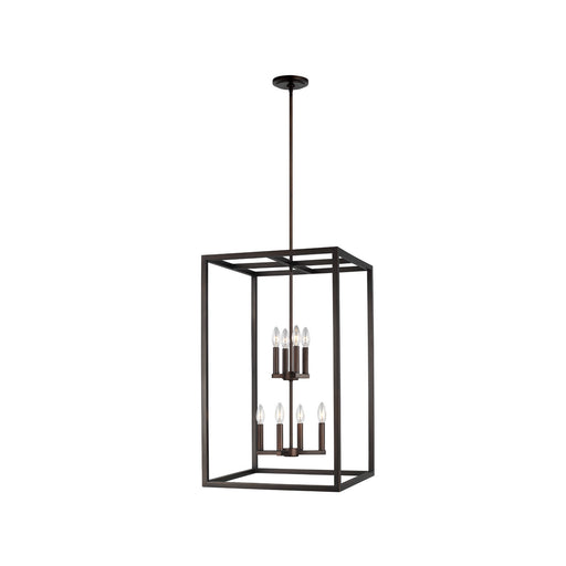 Myhouse Lighting Generation Lighting - 5134508-710 - Eight Light Hall / Foyer Pendant - Moffet Street - Bronze