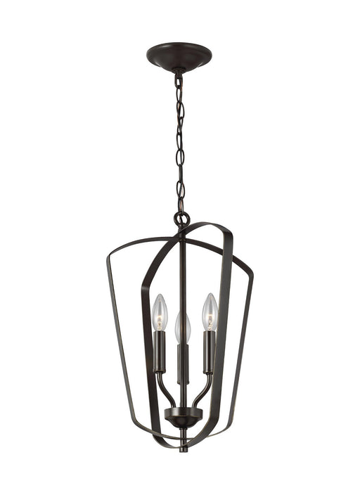 Myhouse Lighting Generation Lighting - 5134903-710 - Three Light Hall / Foyer Pendant - Romee - Bronze