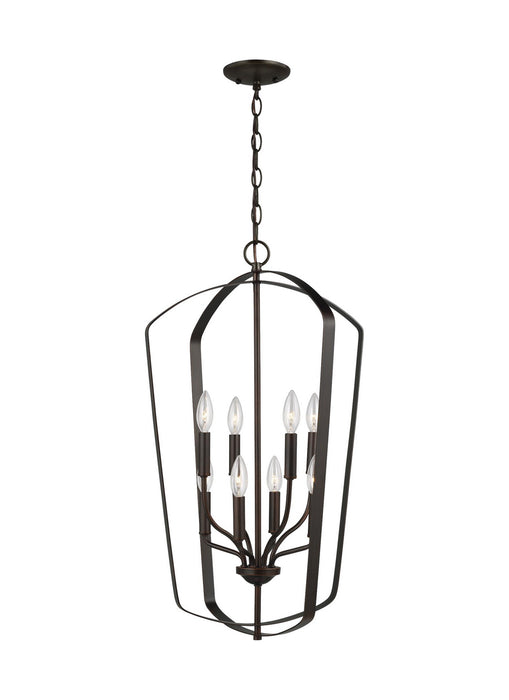 Myhouse Lighting Generation Lighting - 5134908EN-710 - Eight Light Hall / Foyer - Romee - Bronze