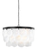 Myhouse Lighting Visual Comfort Studio - 5202508-112 - Eight Light Pendant - Mellita - Midnight Black