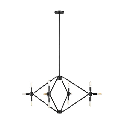 Myhouse Lighting Visual Comfort Studio - 5206712-112 - 12 Light Chandelier - Wyn - Midnight Black