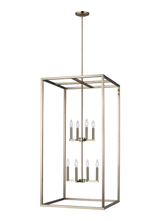 Myhouse Lighting Generation Lighting - 5234508-848 - Eight Light Hall / Foyer Pendant - Moffet Street - Satin Brass