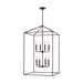 Myhouse Lighting Generation Lighting - 5315008-710 - Eight Light Hall / Foyer - Perryton - Bronze