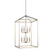 Myhouse Lighting Generation Lighting - 5315008-848 - Eight Light Hall / Foyer Pendant - Perryton - Satin Brass