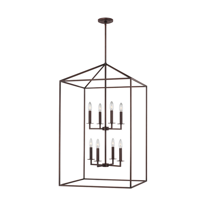 Myhouse Lighting Generation Lighting - 5315008EN-710 - Eight Light Hall / Foyer - Perryton - Bronze