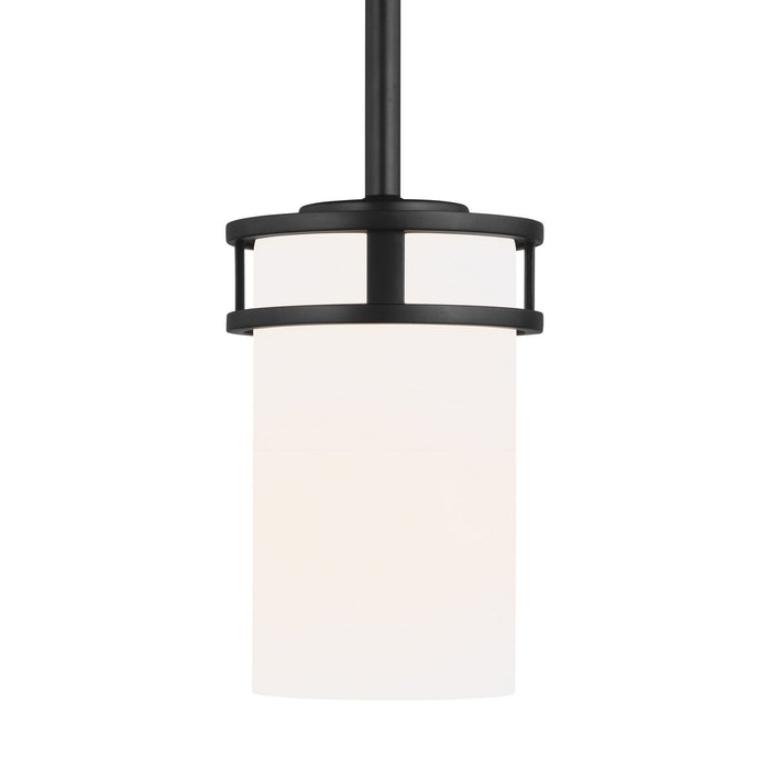 Myhouse Lighting Generation Lighting - 6121601-112 - One Light Mini-Pendant - Robie - Midnight Black