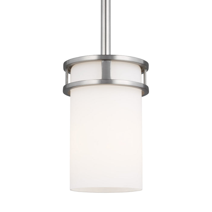 Myhouse Lighting Generation Lighting - 6121601-962 - One Light Mini-Pendant - Robie - Brushed Nickel