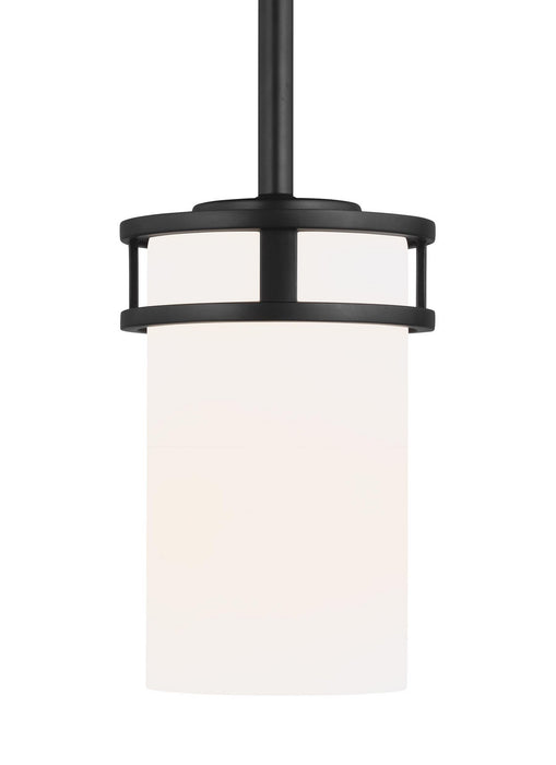 Myhouse Lighting Generation Lighting - 6121601EN3-112 - One Light Mini-Pendant - Robie - Midnight Black